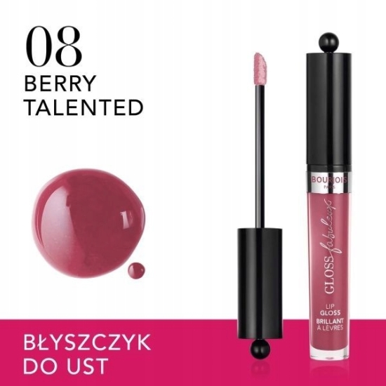 BOURJOIS BŁYSZCZYK FABULEUX GLOSS 08 BERRY TALENTE