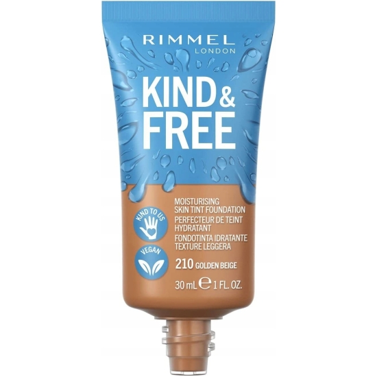 RIMMEL London - Kind & Free - Nawilżający Krem Koloryzujący - Golden Beige