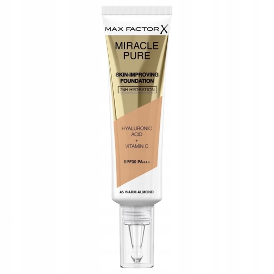 MAX FACTOR MIRACLE PURE SKIN 45 - WARM ALMOND