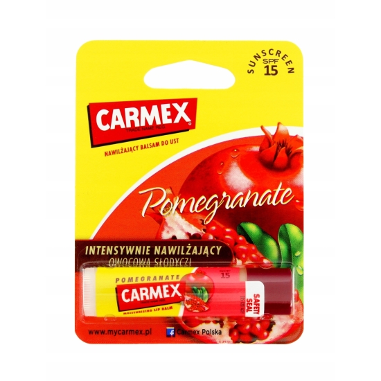 CARMEX Balsam Do Ust Intensywnie Nawilżający Amerykański Granat