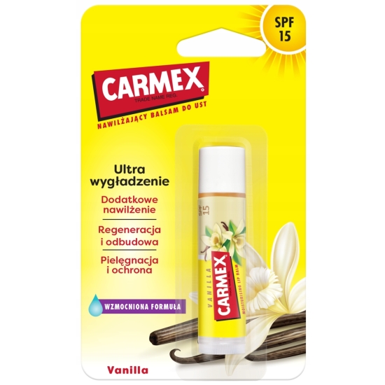 CARMEX Balsam Do Ust Intensywnie Nawilżający Amerykańska Wanilia 7,5 g