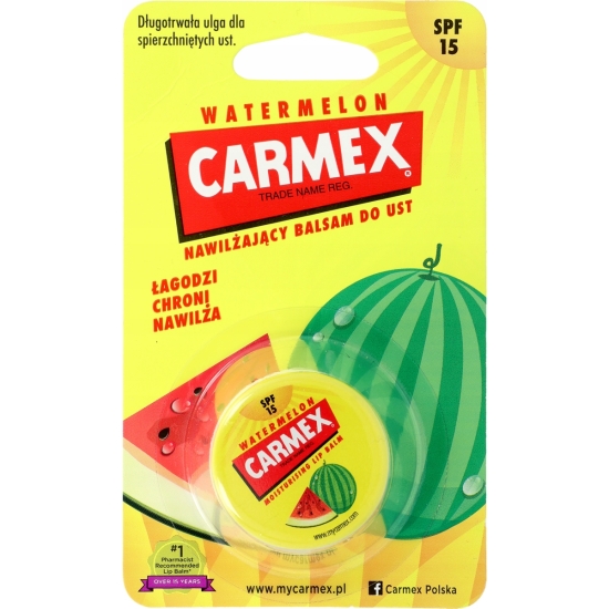 CARMEX Balsam Do Ust Intensywnie Nawilżający Amerykański Arbuz