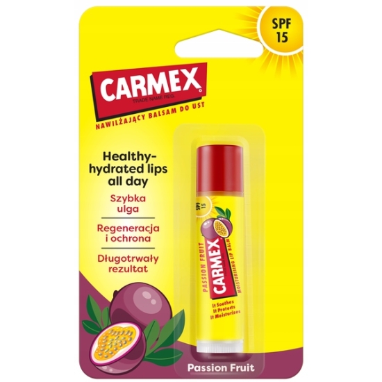 CARMEX Balsam Do Ust Intensywnie Nawilżający Amerykańska Marakuja