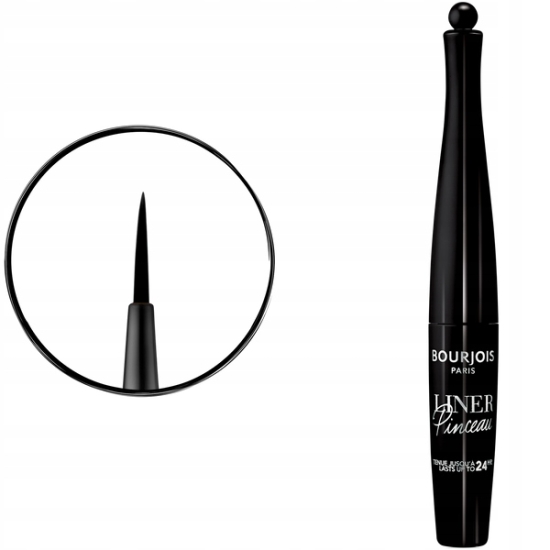 BOURJOIS Eyeliner W Pędzelku Liner Pinceau Precyzyjny 001 Noir