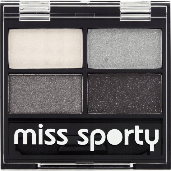 MISS SPORTY Cienie Do Powiek Studio Colour Quattro Eye-404 Real Smoky/Smoky