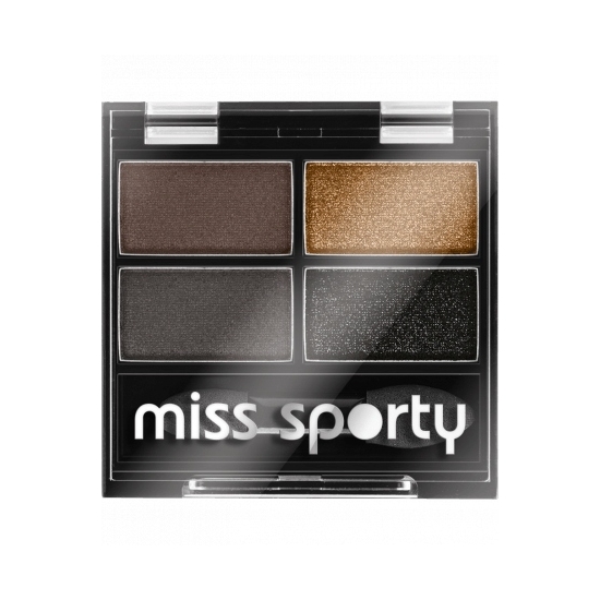 MISS SPORTY Cienie Do Powiek Studio Colour Quattro Eye-414 100% Smokey