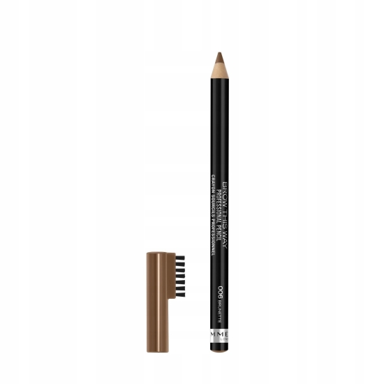 RIMMEL Brow This Way Kredka Do Brwi Ze Szczoteczką 006 Brunette