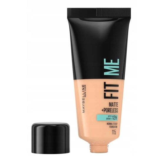 MAYBELLINE Fit Podkład Do Twarzy Me Matte Poreless Matujący 115 Ivory