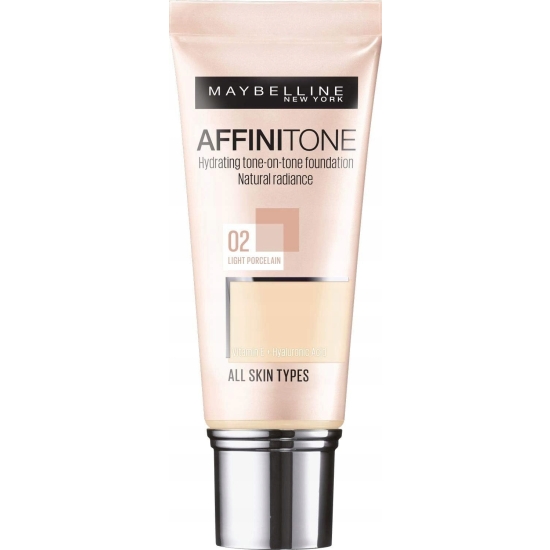 MAYBELLINE Affinitone Podkład Do Twarzy Foundation Nawilżający 02 Light Po