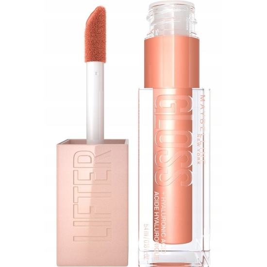 MAYBELLINE Lifter Gloss 007 Amber: Nawilżający Błyszczyk Do Ust