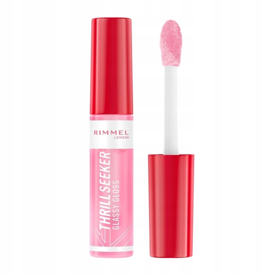 RIMMEL London Thrill Seeker Glassy Gloss 150 Pink Candy: Nawilżający Błyszc