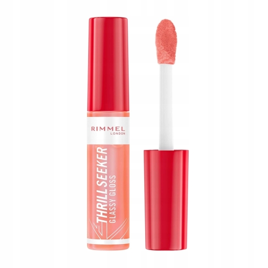 RIMMEL London Thrill Seeker Glassy Gloss 250 Peachy Vibes: Nawilżający Błys