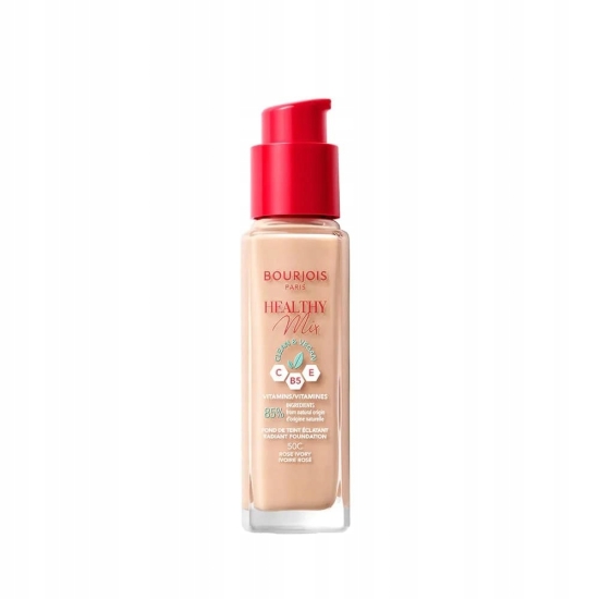 BOURJOIS Podkład Do Twarzy Healthy Mix Clean&Vegan Rozświetlający 50C Rose