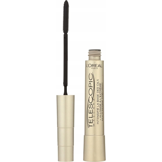 L'Oréal Paris Telescopic Mascara, Black, 8ml - Precyzyjne Wydłużenie Rzęs