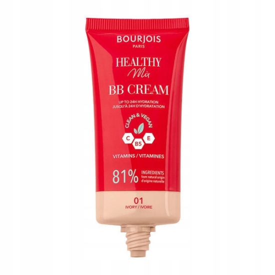 BOURJOIS Healthy Mix Krem BB z Witaminami 01 Ivory - Lekka Formuła