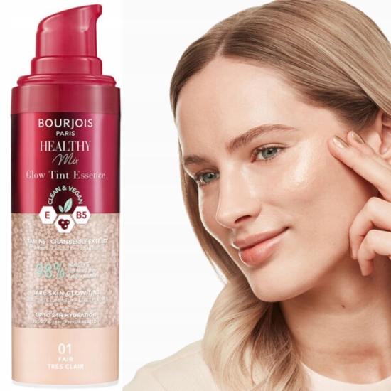 Bourjois Healthy Mix Clean Glow Tint Esencja do Twarzy 01 Fair Blask