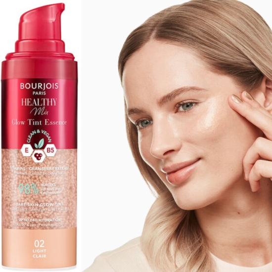 Bourjois Healthy Mix Clean Glow Tint Esencja do Twarzy 02 Light Blask