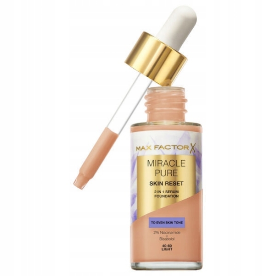 MAX FACTOR Miracle Pure Skin Reset 2w1 podkład 30ml - 40-60 Light