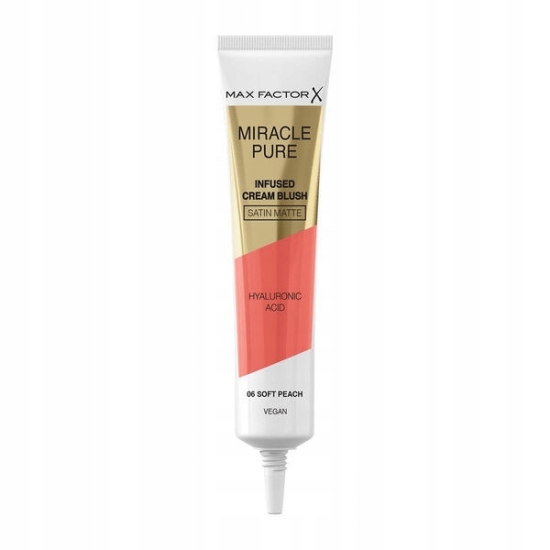 MAX FACTOR Miracle Pure róż do policzków w kremie odcień 06 Soft Peac